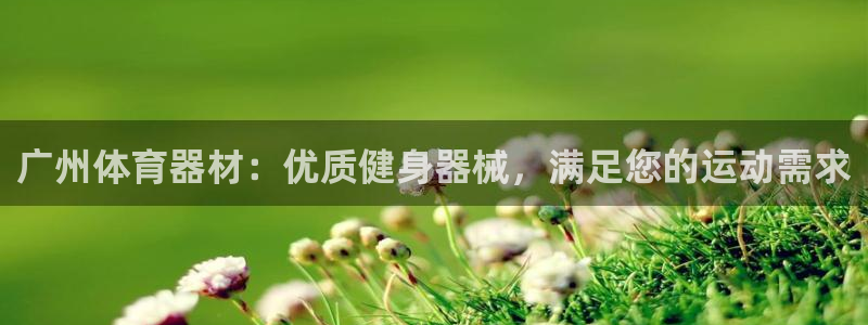 尊龙凯时泰安：广州体育器材：优质健身器械，满足您的运