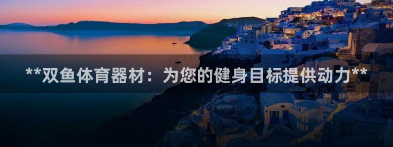 尊龙科技：**双鱼体育器材：为您的健身目标提供动力*
