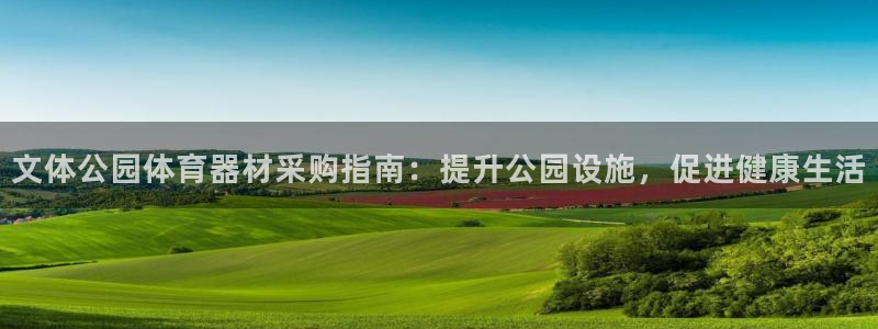 尊龙2021年最新消息：文体公园体育器材采购指南：提