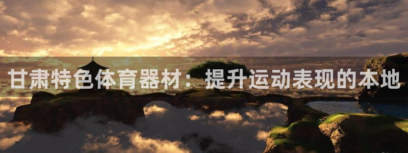 尊龙登录会员登录：甘肃特色体育器材：提升运动表现的本