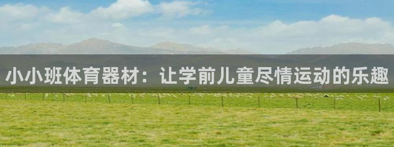 d88尊龙平台开户：小小班体育器材：让学前儿童尽情运
