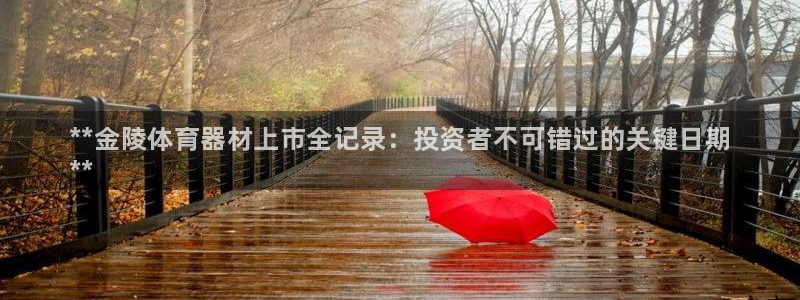 国际凯时ag优质运营商：**金陵体育器材上市全记录：